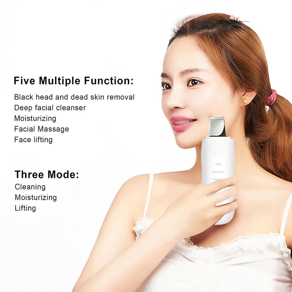 Ultrasonic Skin Scrubber – Blackhead Remover & Exfoliator