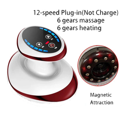 Electric Gua Sha Massager - Heated Anti-Cellulite Cupping Device