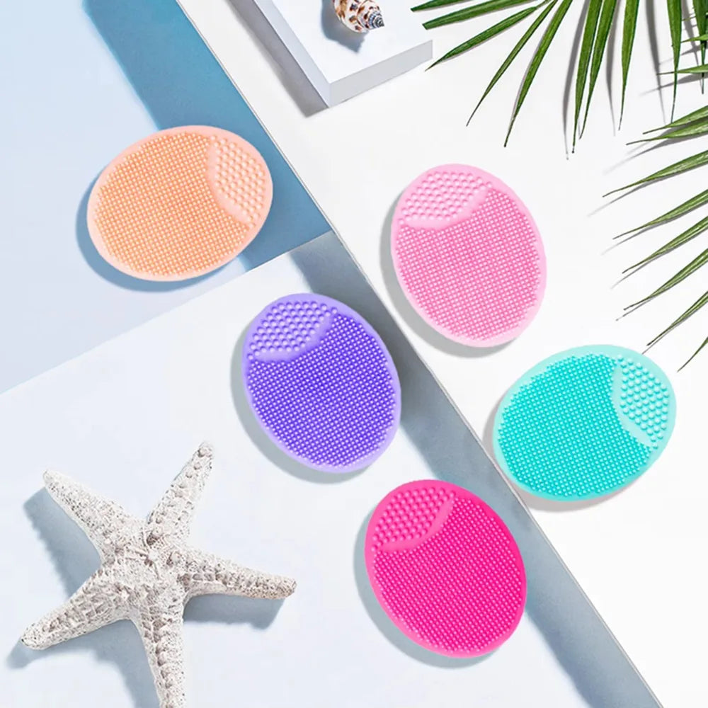 Silicone Facial Cleansing Brush – Manual Exfoliation & Massage