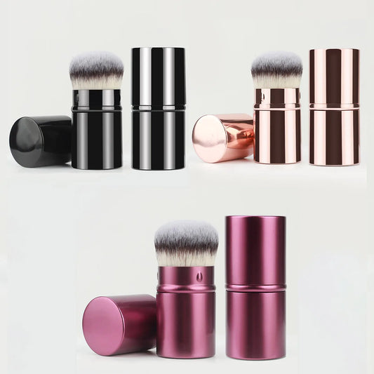 Retractable Foundation Brush – Liquid, Cream & Powder