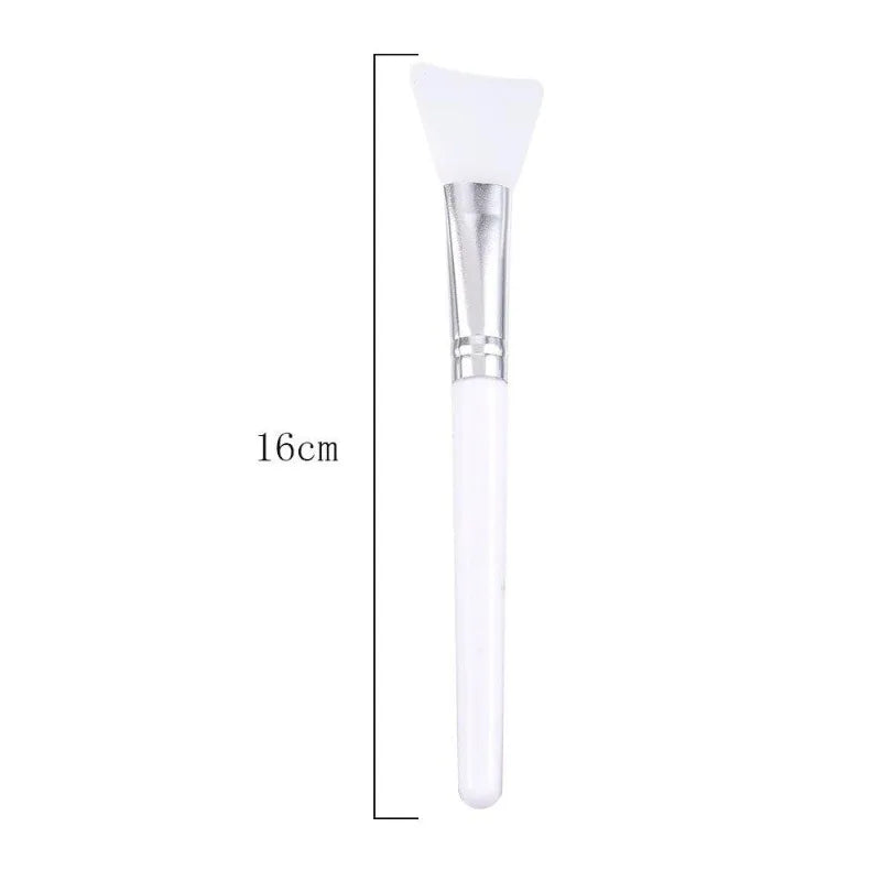 Set 4 Pinceaux Masque Silicone Blancs – Soin DIY & Application Crème