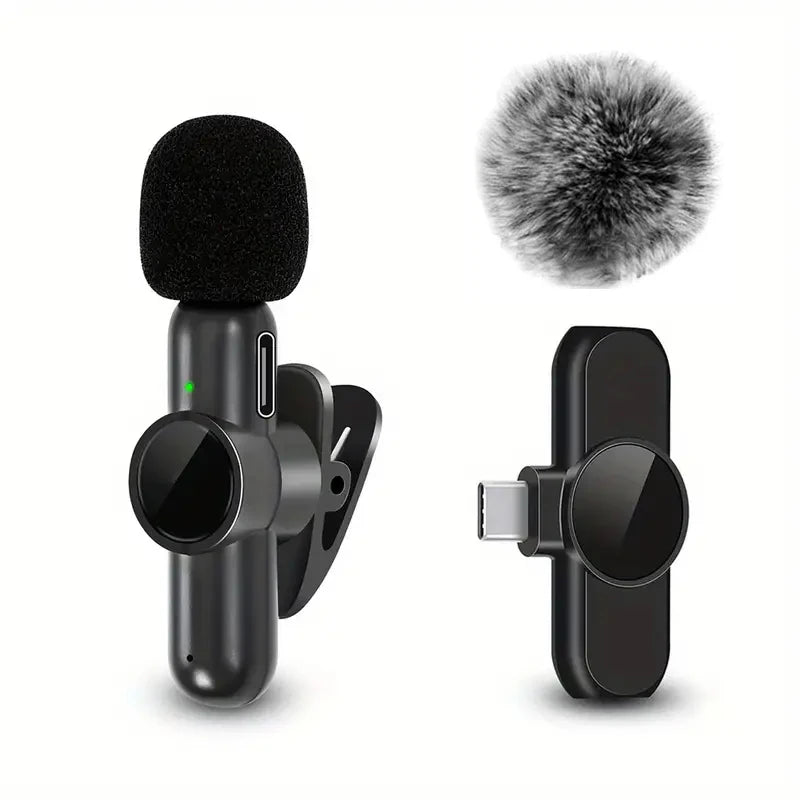 Wireless Lavalier Microphone – Audio & Video Recording iPhone & Android