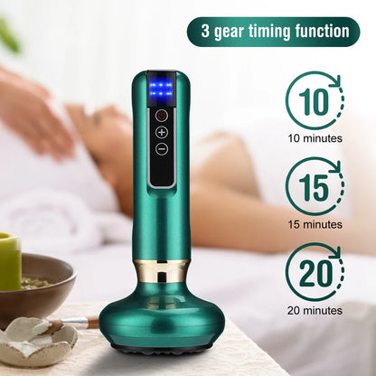 Electric Cupping Massager 6 Speeds – Gua Sha Anti-Cellulite