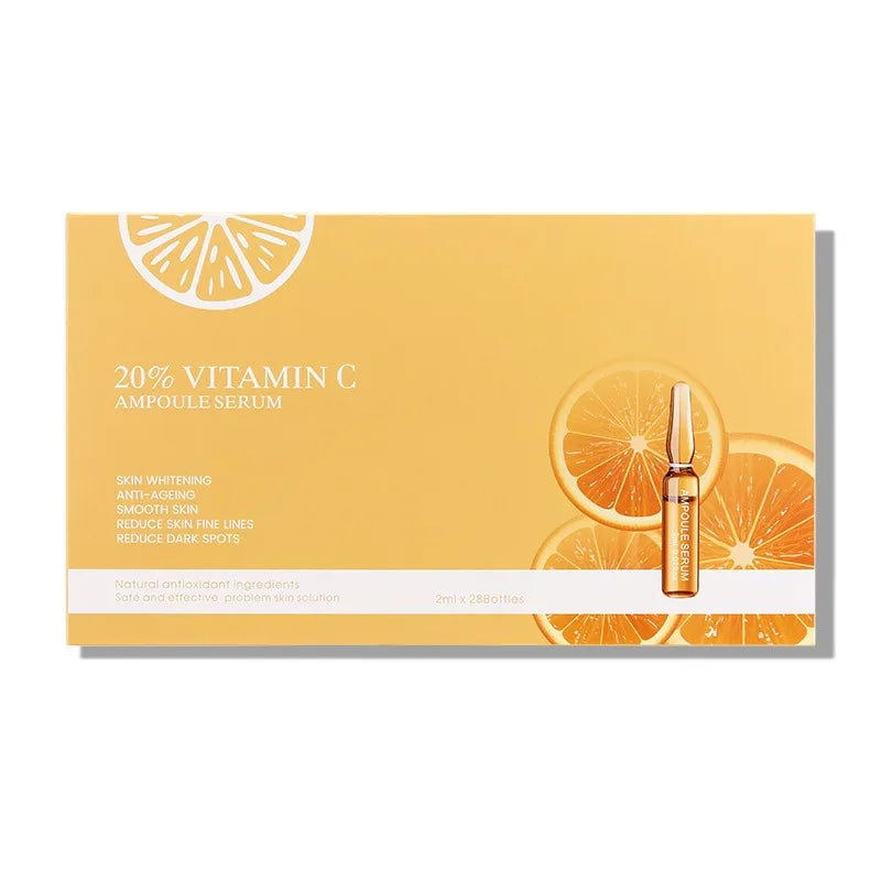 Set Ampoules Sérum Vitamine C 20% – Anti-Âge, Éclat & Blanchiment