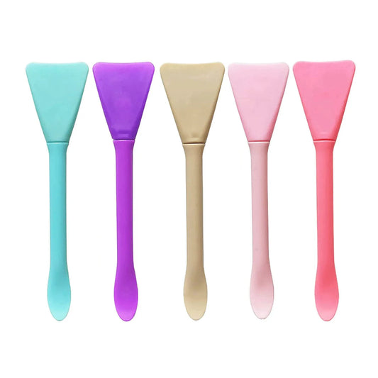 Set of 5 Silicone Spatula Brushes – Mask, Cream & Spa Facial Treatment