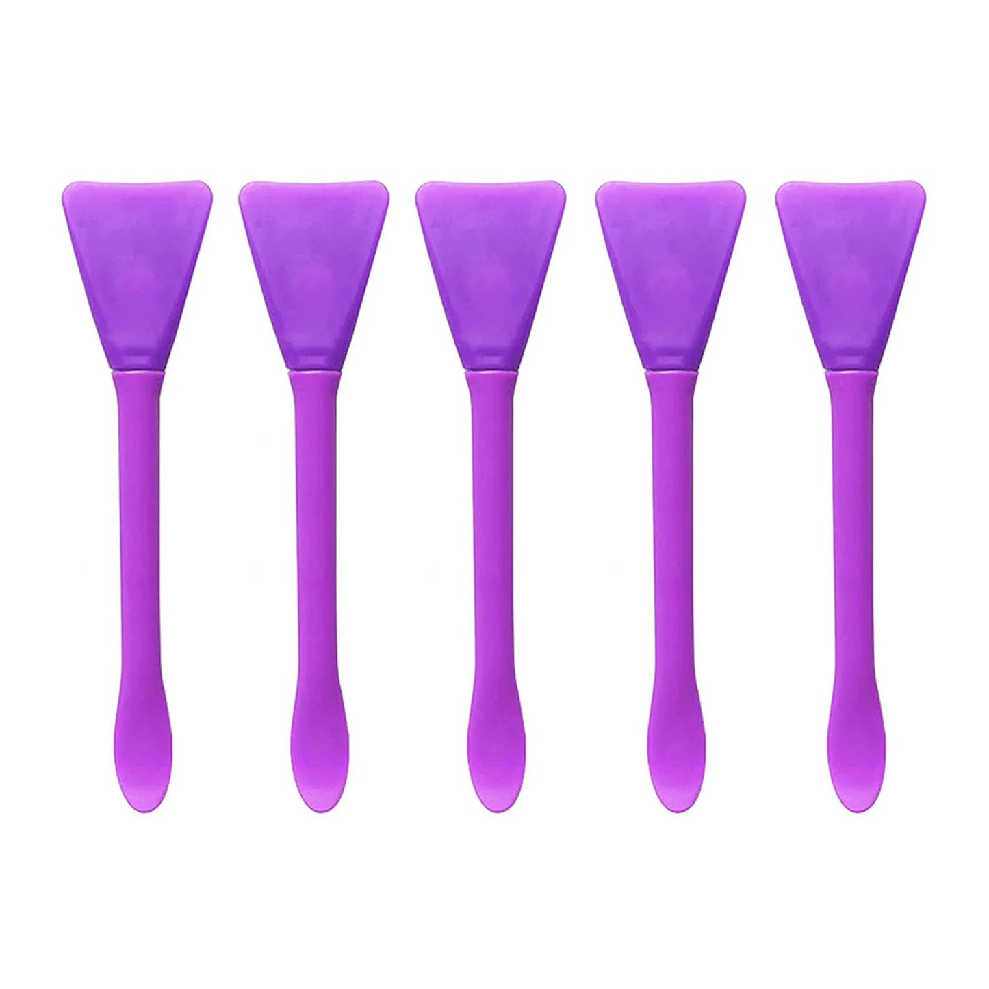 Set of 5 Silicone Spatula Brushes – Mask, Cream & Spa Facial Treatment