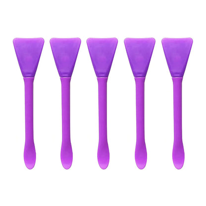 Set of 5 Silicone Spatula Brushes – Mask, Cream & Spa Facial Treatment