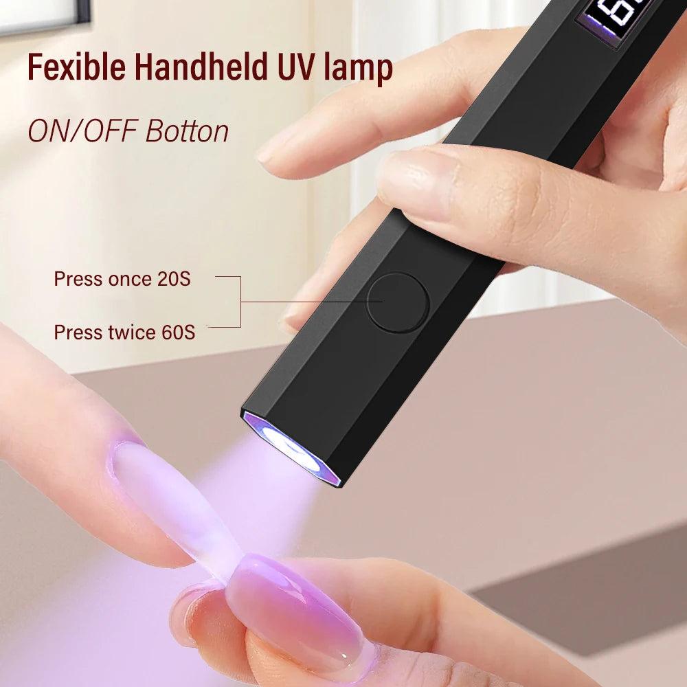 Lampe UV LED Ongles Portable Rechargeable – Sèche Gel & Vernis Semi-Permanent