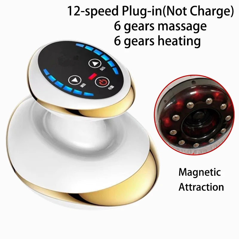 Electric Gua Sha Massager - Heated Anti-Cellulite Cupping Device
