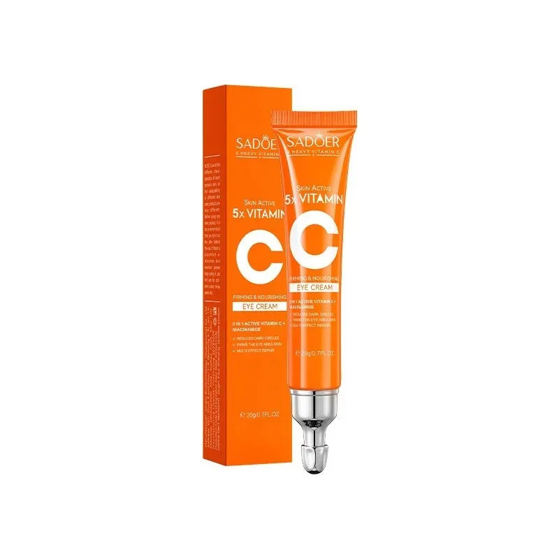 Crème Yeux Vitamine C SADOER – Anti-Cernes & Raffermissant