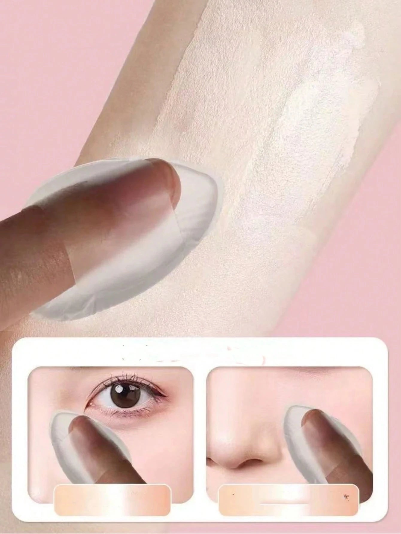 Éponge Silicone Fond de Teint Crystal Jelly – BB Cushion & Poudre