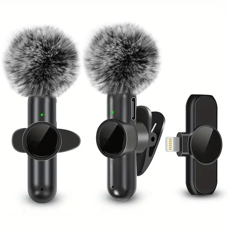 Wireless Lavalier Microphone – Audio & Video Recording iPhone & Android