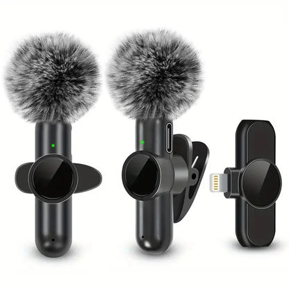 Wireless Lavalier Microphone – Audio & Video Recording iPhone & Android