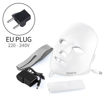 7-Color LED Mask - Anti-Acne & Anti-Wrinkle Phototherapy