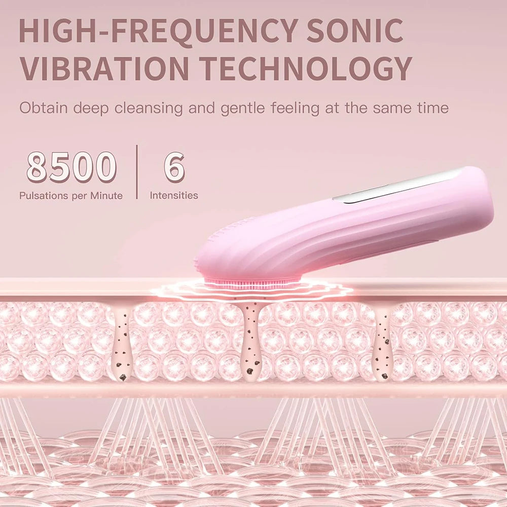 Brosse Nettoyante Sonique — Peau Nette en Profondeur