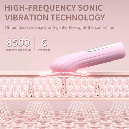Brosse Nettoyante Sonique — Peau Nette en Profondeur