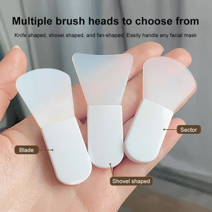 Set 3 Pinceaux Masque Silicone – Soin Visage & Applicateur Crème DIY