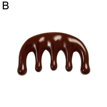 Peigne Gua Sha Naturel – Massage Cuir Chevelu, Visage & Corps