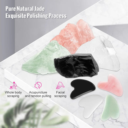 Natural Jade Gua Sha — Facial Massage & Firming