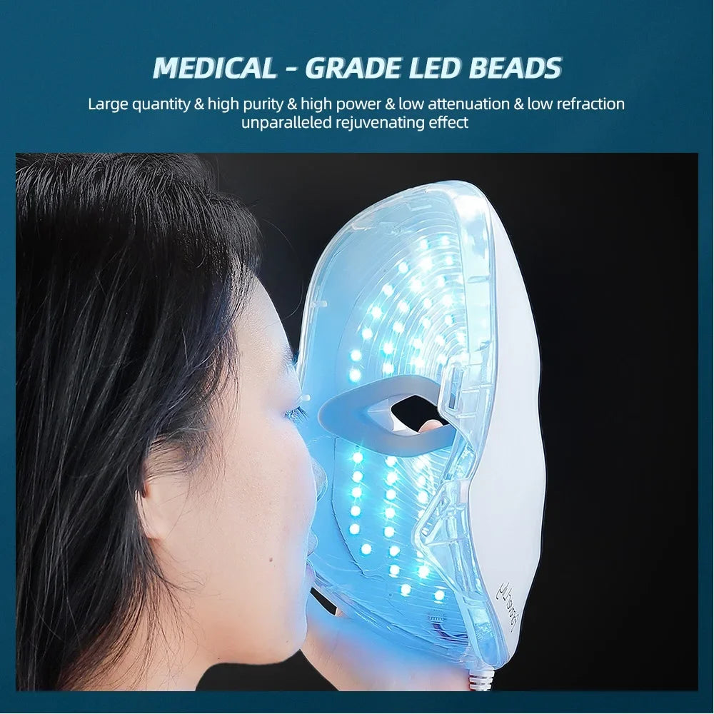 7-Color LED Mask - Anti-Acne & Anti-Wrinkle Phototherapy