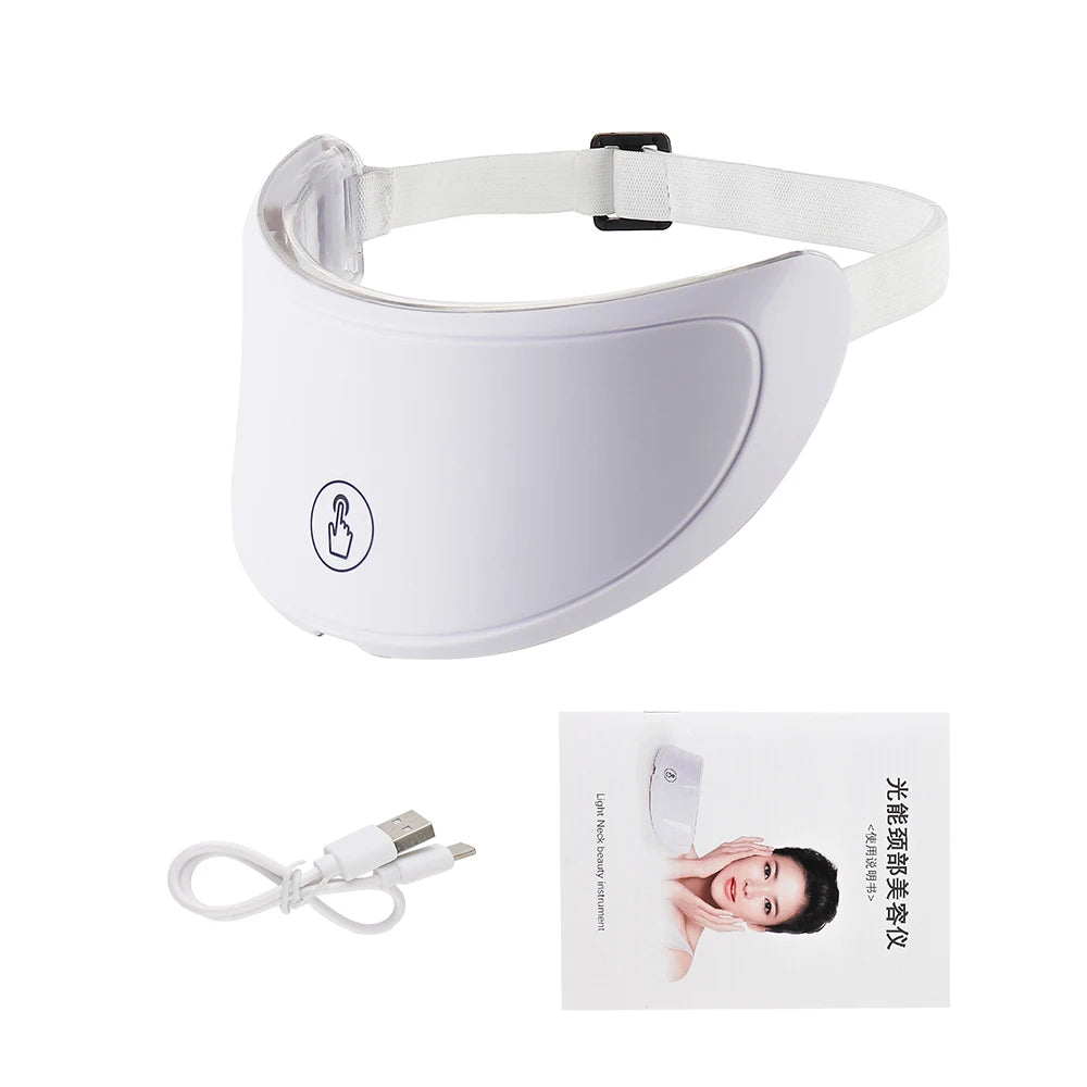 Masque LED Visage & Cou 7 Couleurs – Photothérapie Soin Peau
