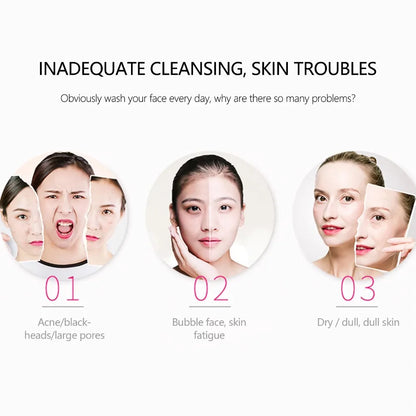 Silicone Facial Cleansing Brush – Manual Exfoliation & Massage