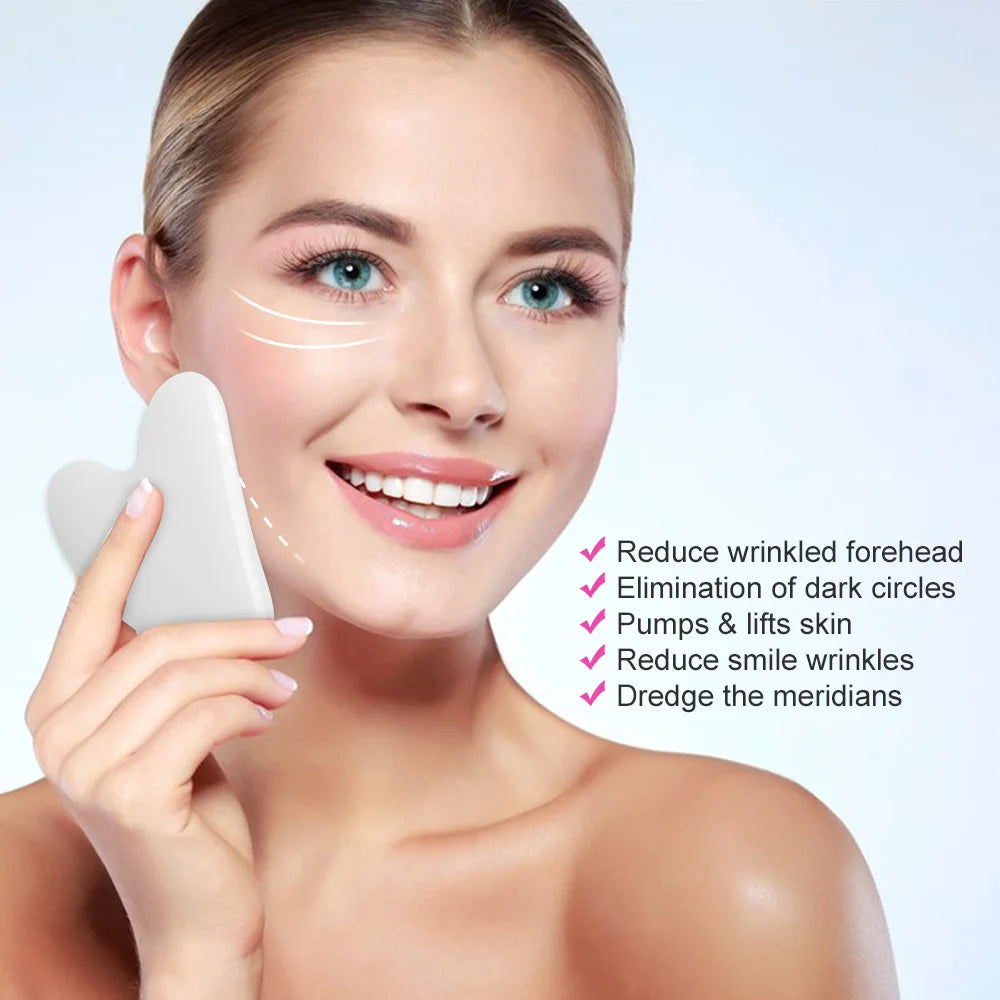 Natural Jade Gua Sha — Facial Massage & Firming