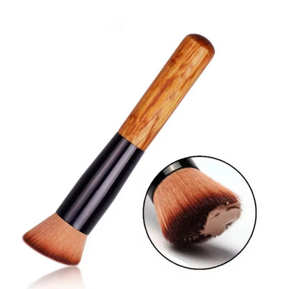 Flat Top Kabuki Foundation Brush – Professional Powder & Blush