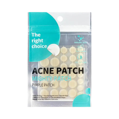 30 Patchs Anti-Acné Hydrocolloïde Salicylique – Invisible & Réparateur