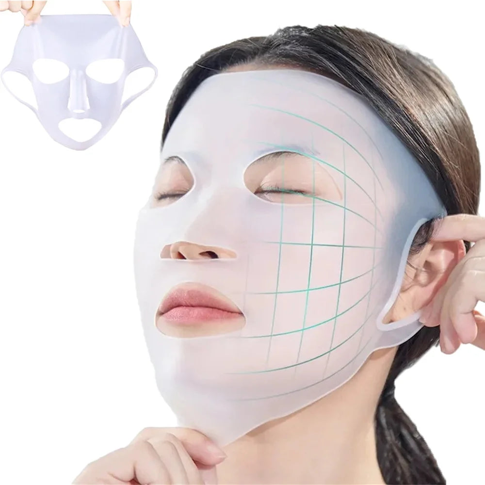 3D Silicone Face Mask – Hydration, Lifting & Anti-Wrinkle