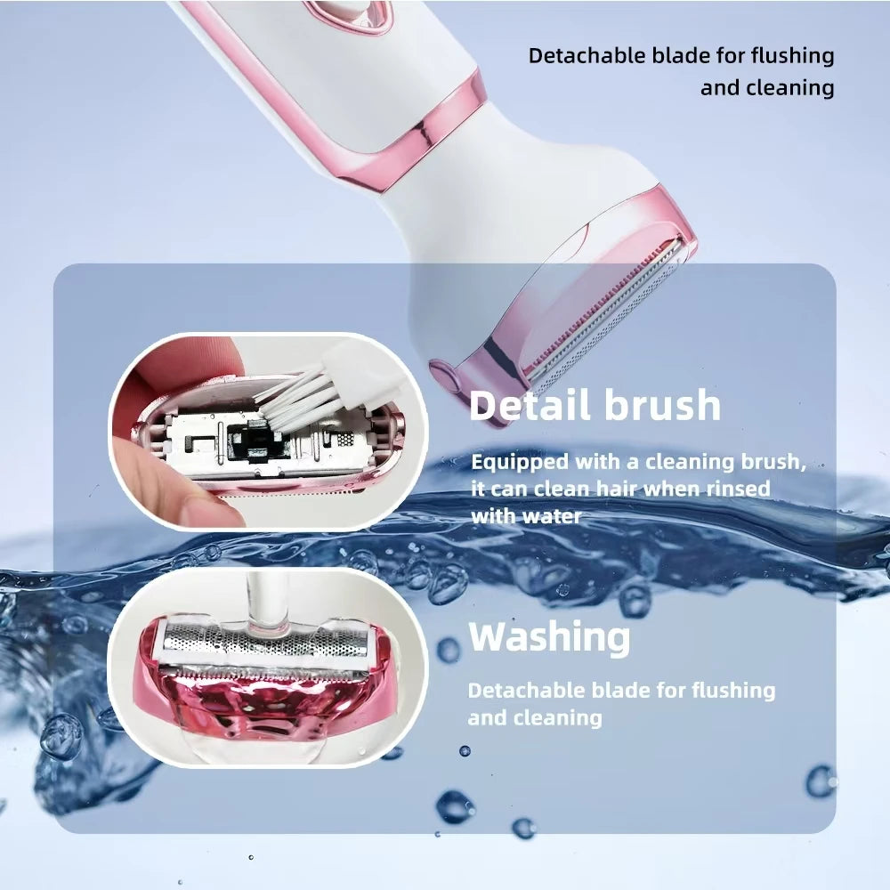 4-in-1 Electric Epilator for Women – Cordless, Painless & Ideal Gift