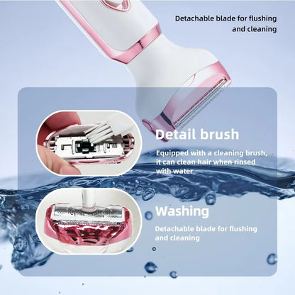 4-in-1 Electric Epilator for Women – Cordless, Painless & Ideal Gift