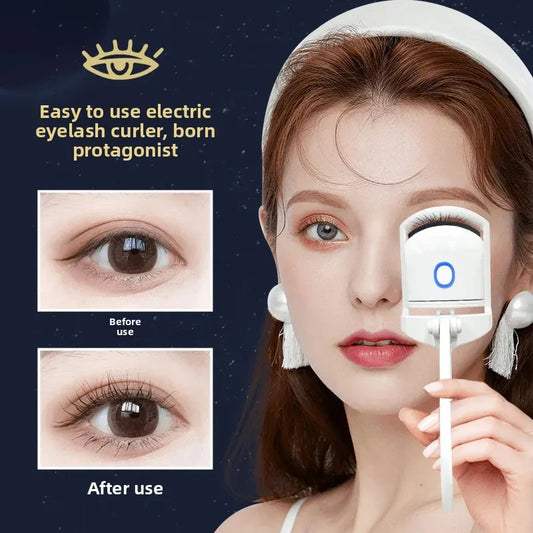 Rechargeable Electric Eyelash Curler – Waterproof & Long-Lasting
