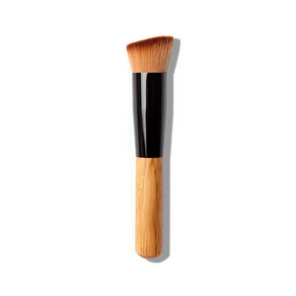 Flat Top Kabuki Foundation Brush – Professional Powder & Blush
