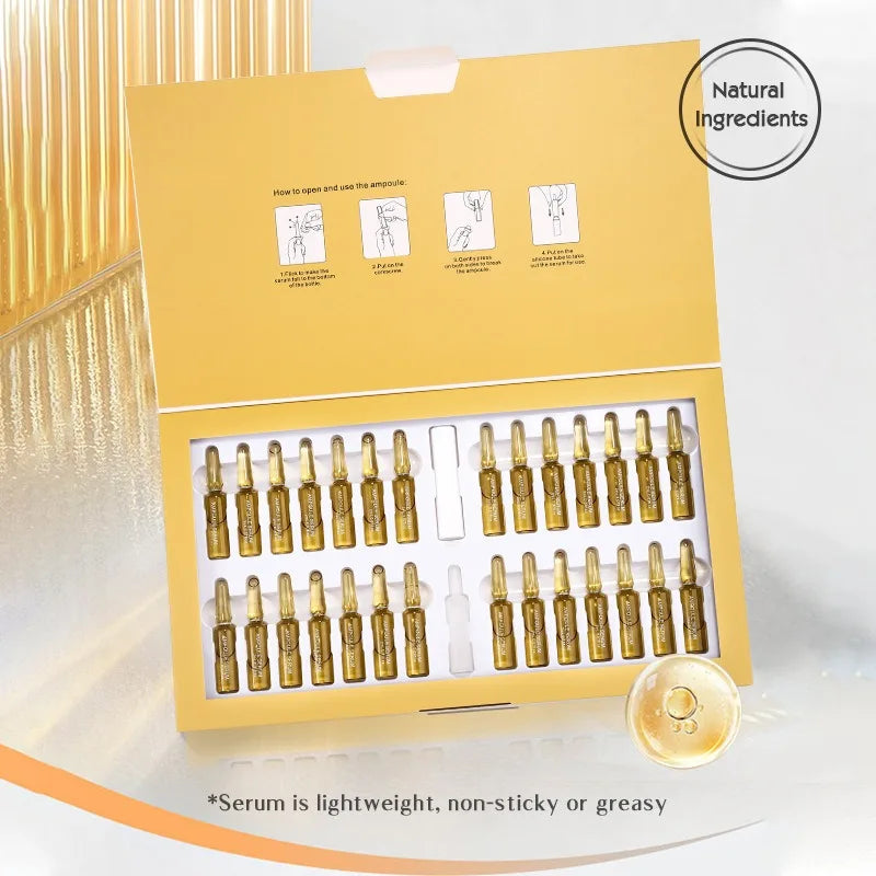 Set Ampoules Sérum Vitamine C 20% – Anti-Âge, Éclat & Blanchiment