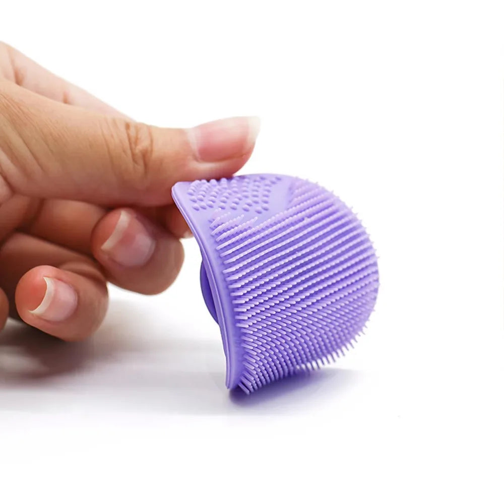 Silicone Facial Cleansing Brush – Manual Exfoliation & Massage