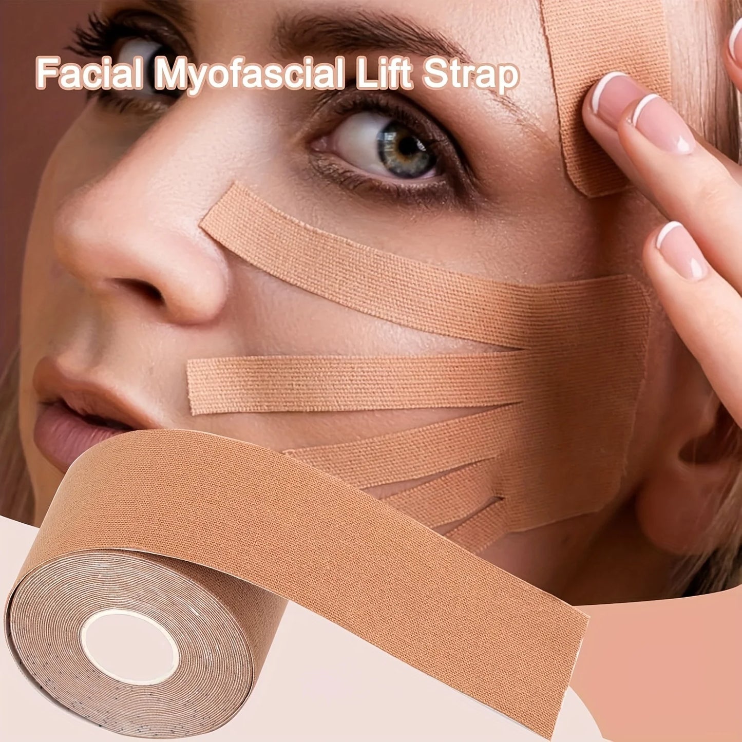 Ruban Myofascial Lift Visage – Réduction Rides & Soutien Musculaire
