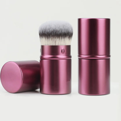 Pinceau Fond de Teint Rétractable – Liquide, Crème & Poudre