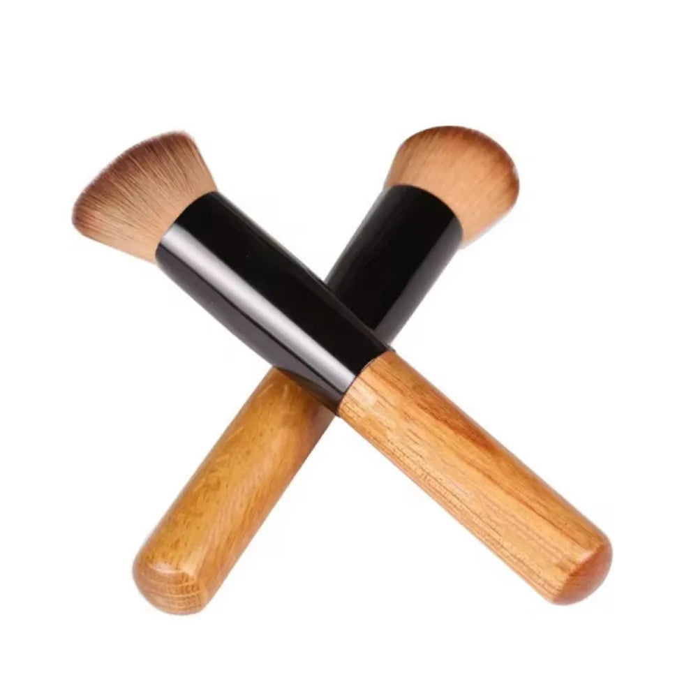 Flat Top Kabuki Foundation Brush – Professional Powder & Blush