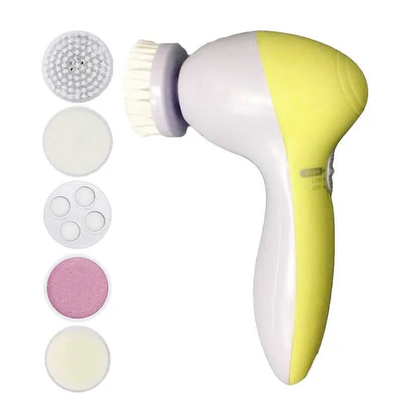 Brosse Nettoyante Électrique 5-en-1 – Spa & Anti-Points Noirs