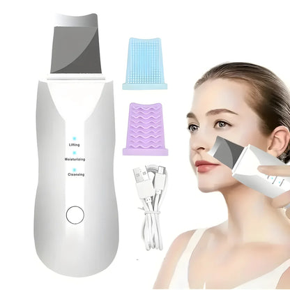 Spatule Vibration Profonde – Nettoyage Pores & Anti-Points Noirs
