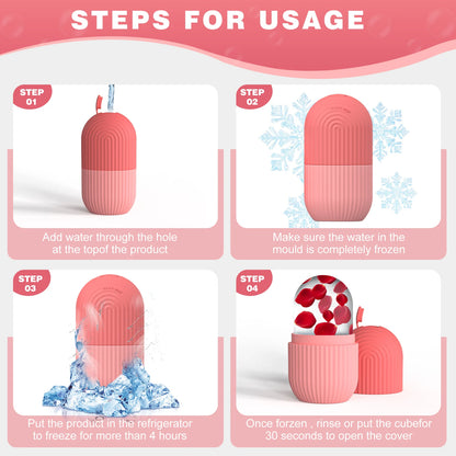 Silicone Ice Mold Face – Firming Massage & Skin Care