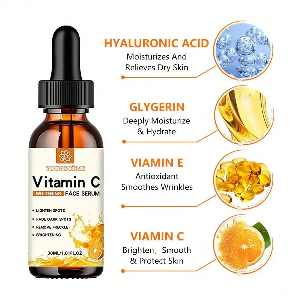 Essence Vitamin C & Hyaluronic Acid 30ml – Anti-Dark Spot & Hydrating