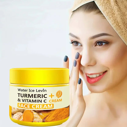 Crème Anti-Âge Curcuma & Vitamine C – Collagène & Hydratation 50g