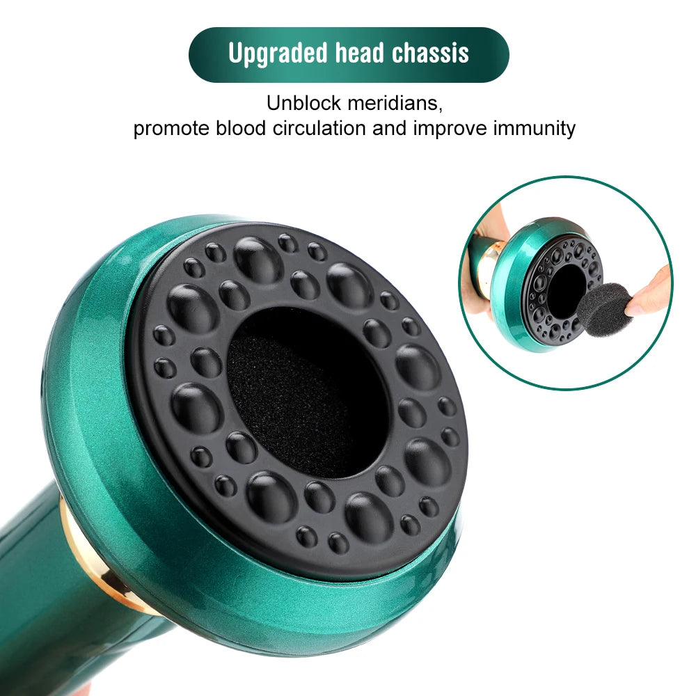 Electric Cupping Massager 6 Speeds – Gua Sha Anti-Cellulite