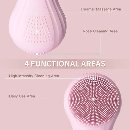 Brosse Nettoyante Sonique — Peau Nette en Profondeur