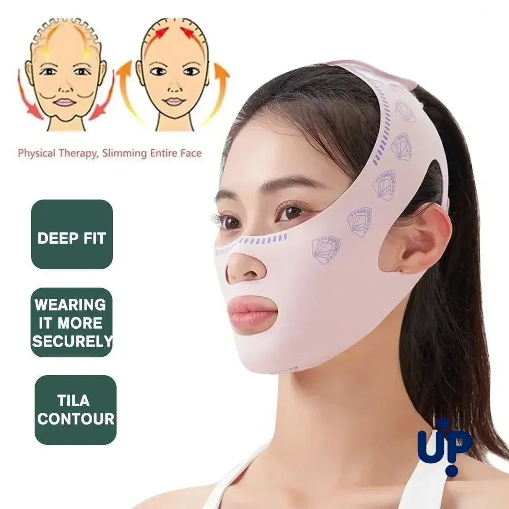 Masque Bandage V-Line – Lifting Menton & Anti-Rides Nuit