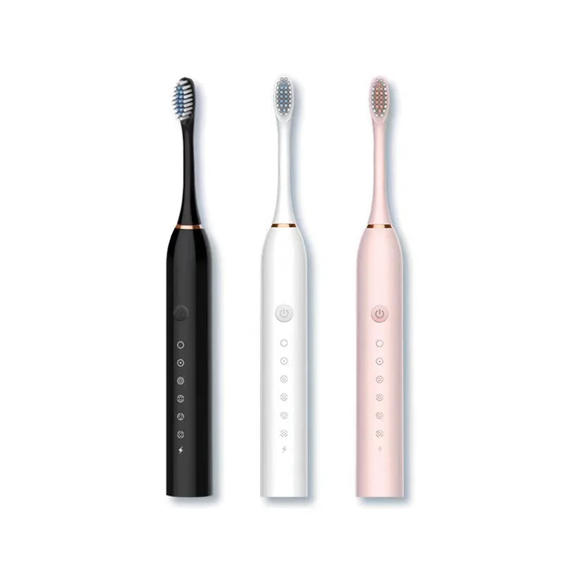 Brosse à Dents Électrique Sonique – IPX7, USB, 6 Modes Nettoyage