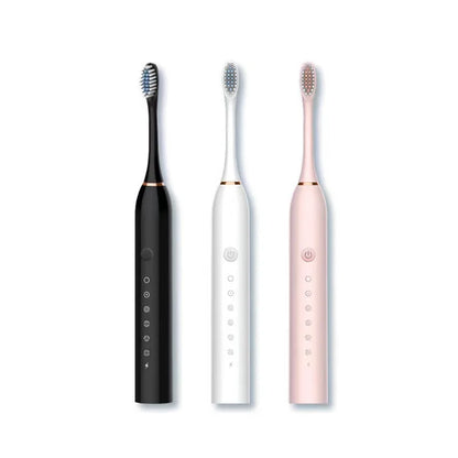 Brosse à Dents Électrique Sonique – IPX7, USB, 6 Modes Nettoyage
