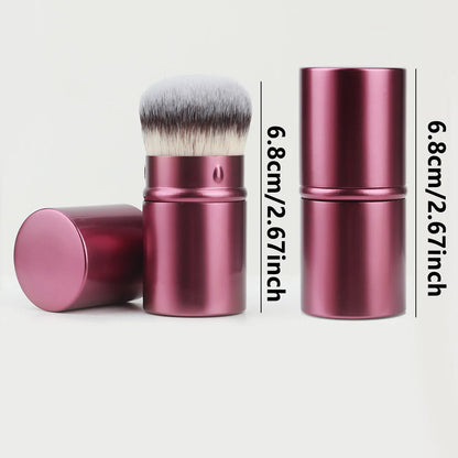 Pinceau Fond de Teint Rétractable – Liquide, Crème & Poudre